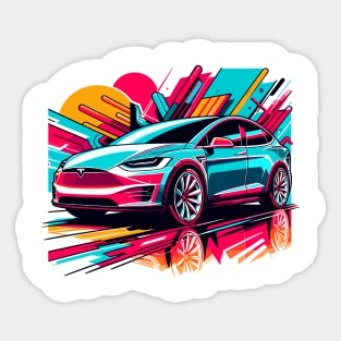 Tesla Model X Sticker